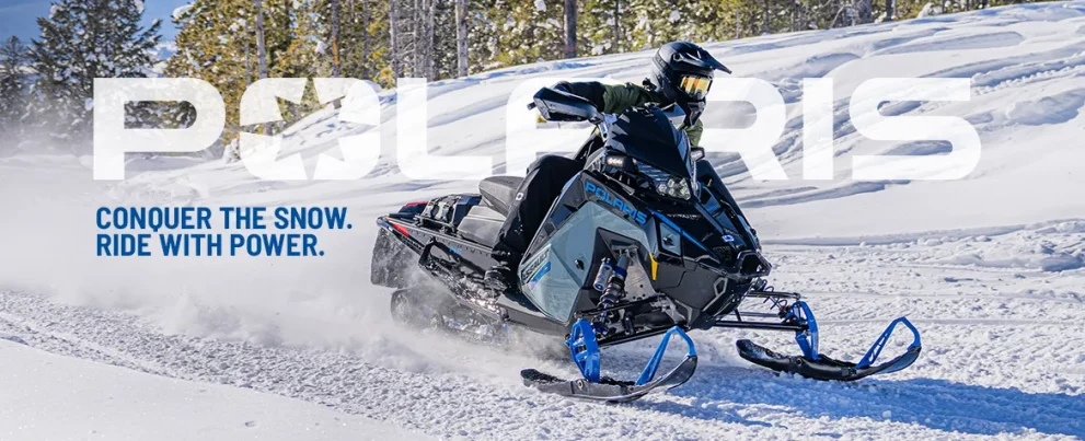 Conquer the snow. Ride with power.