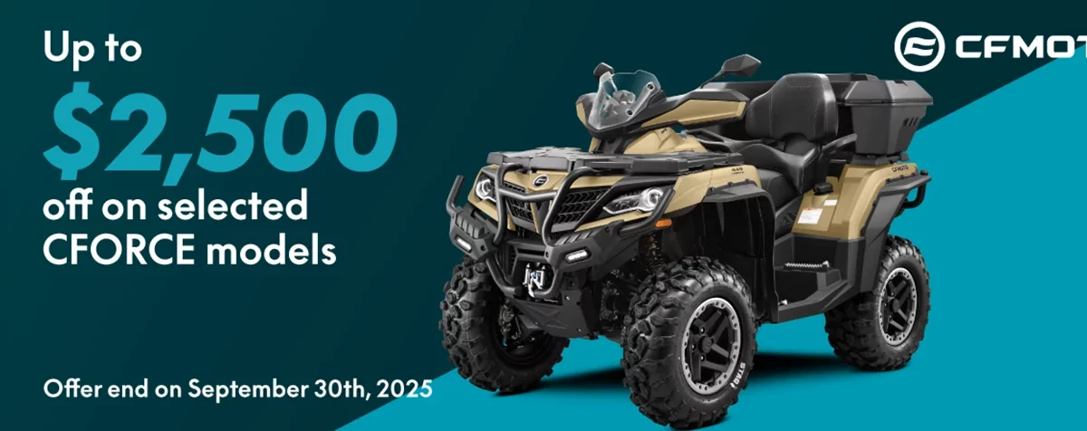 Up to $2,500 off selected CFORCE models