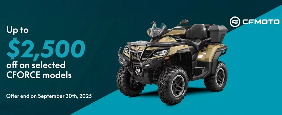 Up to $2,500 off selected CFORCE models
